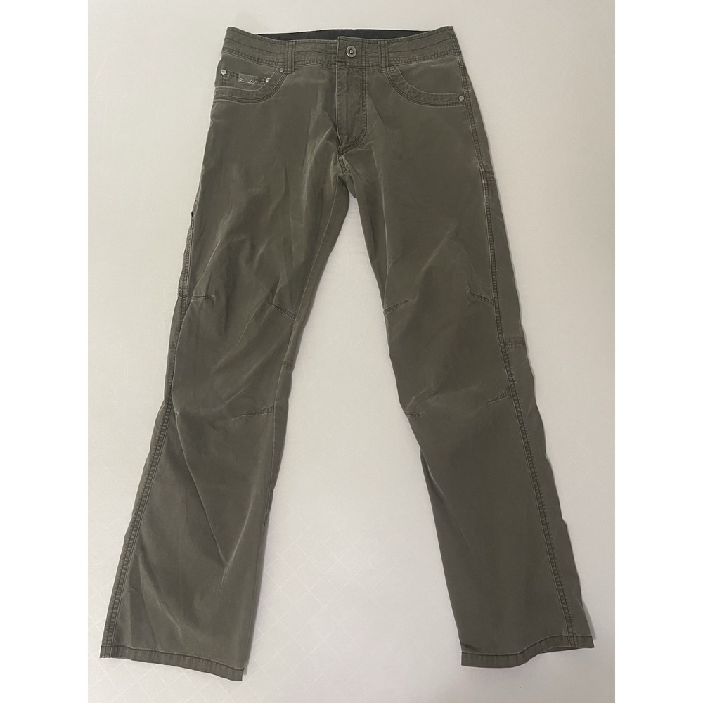 KÜHL Revolvr Men's Hiking Pants 30x32 Full Fit Khaki Quick Dry Outdoor Trail